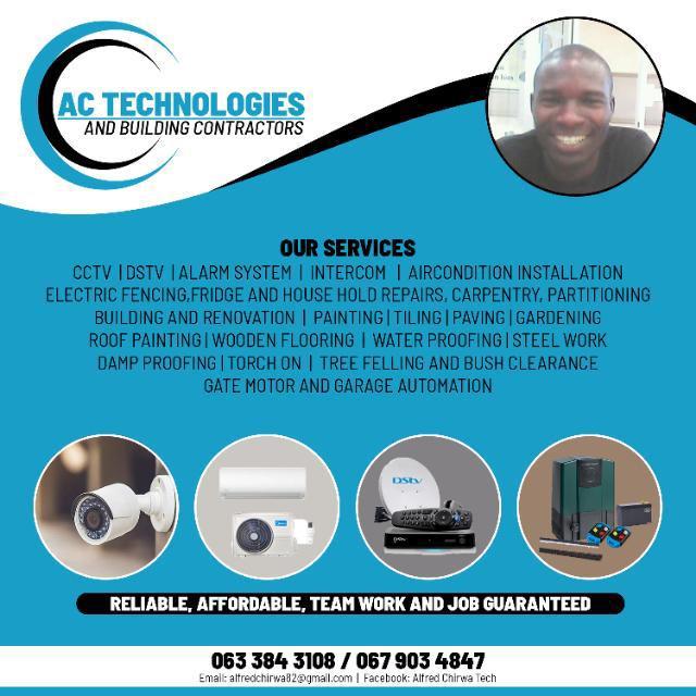 Original AC Technologies business flyer